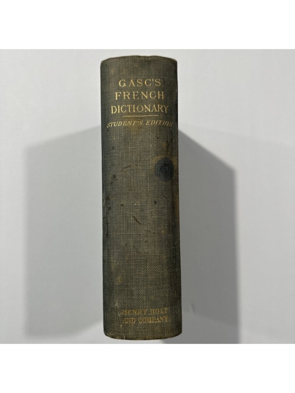 Gasc's French Dictionary Student's Edition By Ferdinand E.A. Gasc Vintage 1876